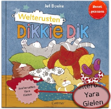 Dikkie Dik boek welterusten - gepersonaliseerd met naam