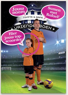 vriendenboekje voetbal Rafael Ferdinand - gepersonaliseerd
