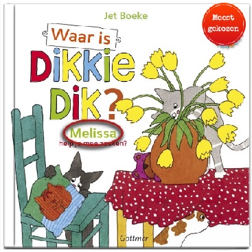 Dikkie Dik verstoppertje - gepersonaliseerd kinderboek met naam